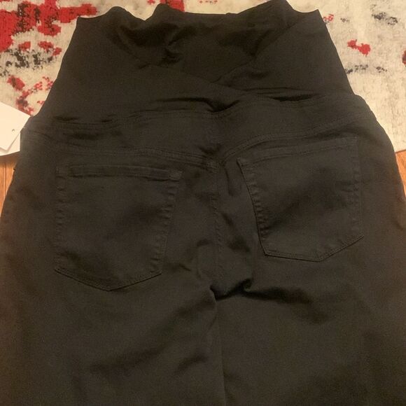 Isabel by Ingrid+isabel Size 12 black over belly skinny maternity jeans NWT - Picture 6 of 10